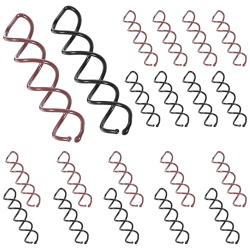 LXUEJIE 20PCS Spiral Hair Pins - Twist Bun Maker & Bobby Pins for Updos