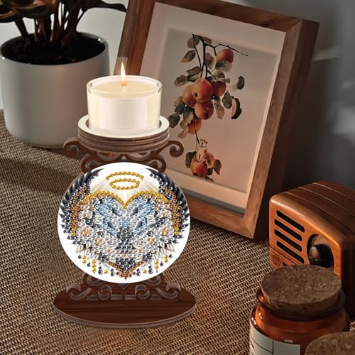 Double-Sided Diamond Art Candlestick Holder - 5D DIY Ornament