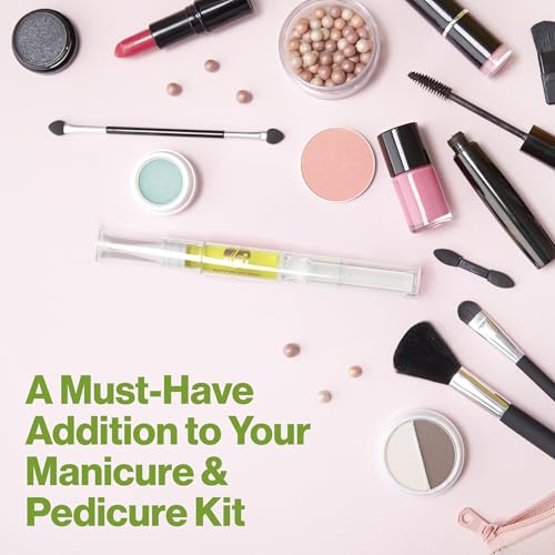 ECCO PURE Cuticle Oil Pen with Vitamin E – Moisturizing Nail Care Brush
