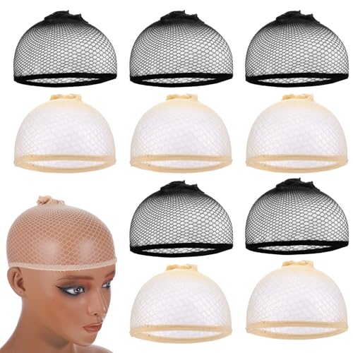 10 Pcs Mesh Wig Caps Stretchy Polyester Weaving Hair Nets