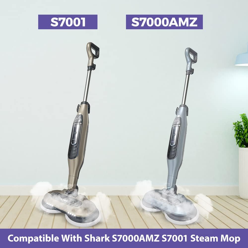 Shark Replacement Steam Mop Pads - Compatible with S7000 Series | 6-Pack for Deep Cleaning