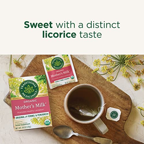 Organic Mother's Milk Tea - 32 Count for Lactation Support