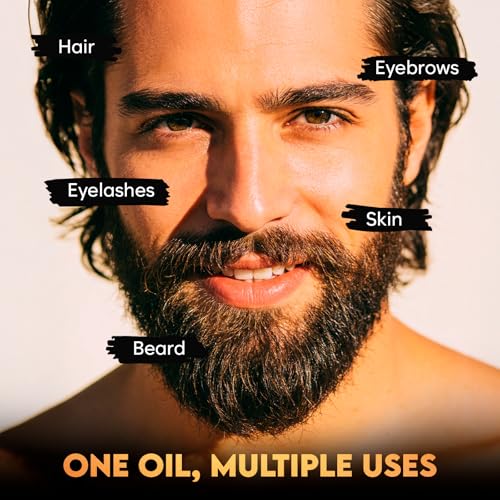 BLOOMORA Jamaican Black Castor Oil - Pure Cold-Pressed Hair Growth Oil for Scalp, Lashes & Beard (60ml)