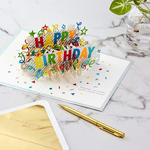 Hallmark Signature Pop Up Birthday Card - Wishing You Every Happy Thing