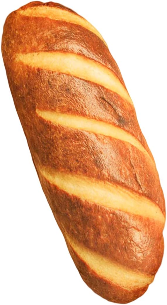 Wepop 40-Inch 3D Simulation Bread Shape Pillow - Soft Baguette Lumbar Cushion | Funny Plush Toy