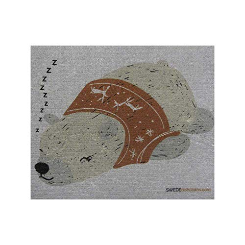 Swedish Dishcloths - Set of 3 Mixed Winter Animal Designs