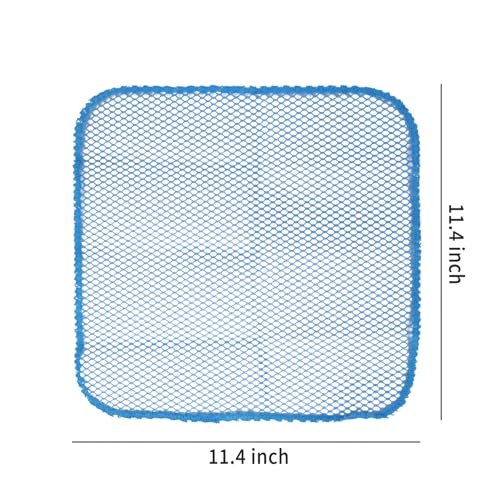 4 Pack Non-Scratch Dish Scrubbers - Odorless Mesh Cleaning Pads