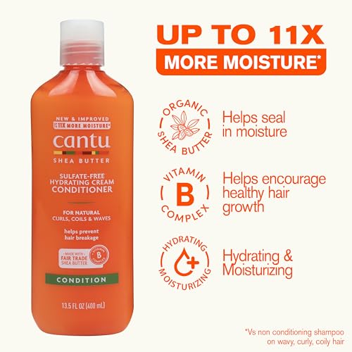 Cantu Shea Butter Hydrating Cream Conditioner for Natural Hair 13.5 oz
