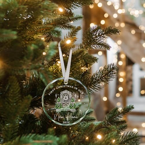 New Home Christmas Ornament 2025 Housewarming Gift for Couples