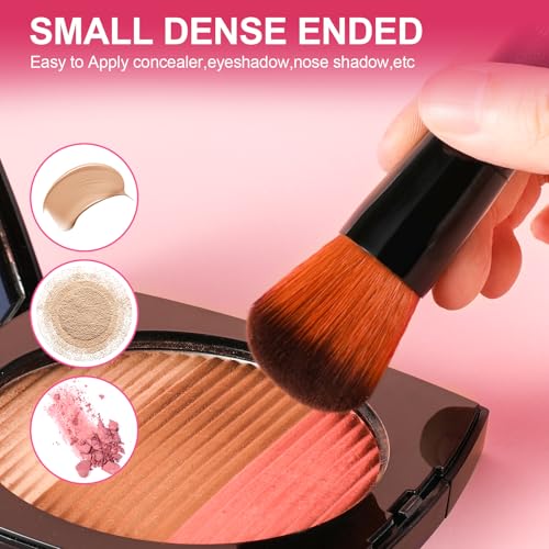 BEAUTYFACTOR Domed Foundation Brush Soft Synthetic Kabuki Makeup Brush