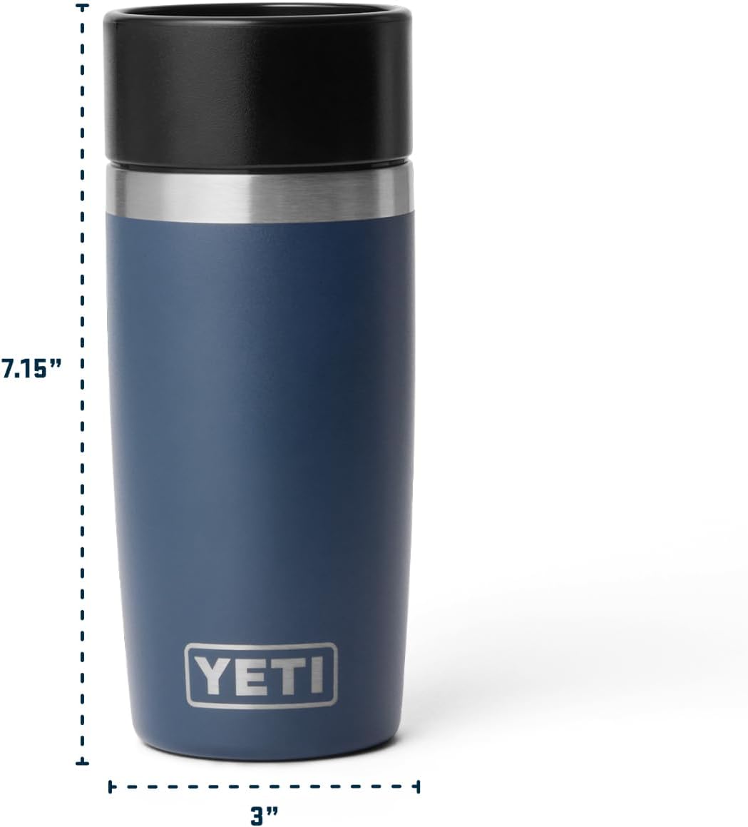YETI Rambler 12 oz Travel Bottle - Stainless Steel, Vacuum Insulated, Leakproof Commuter Cap | Cape Taupe