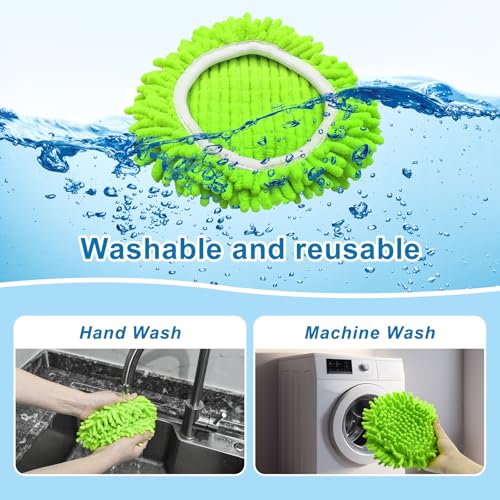 3-Pack Microfiber Chenille Mop Heads for O-Cedar 1 Tank Spin Mop