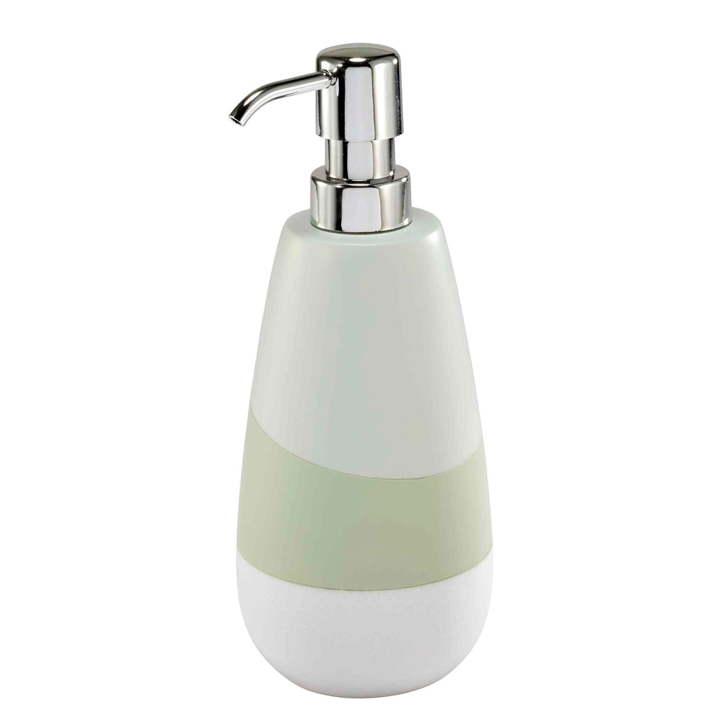 Nicole Miller - Lotion Pump, Durable Resin Countertop Accessories, Ideal Soap & Sanitizer Dispenser, Modern Bathroom Decor (Tropiluxe Collection)