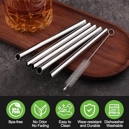 Mucostaw Stainless Steel Replacement Straws for Yeti Kids 12oz