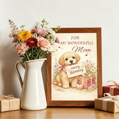 Mom Birthday Card from Daughter/Son - Sentimental Keepsake Gift