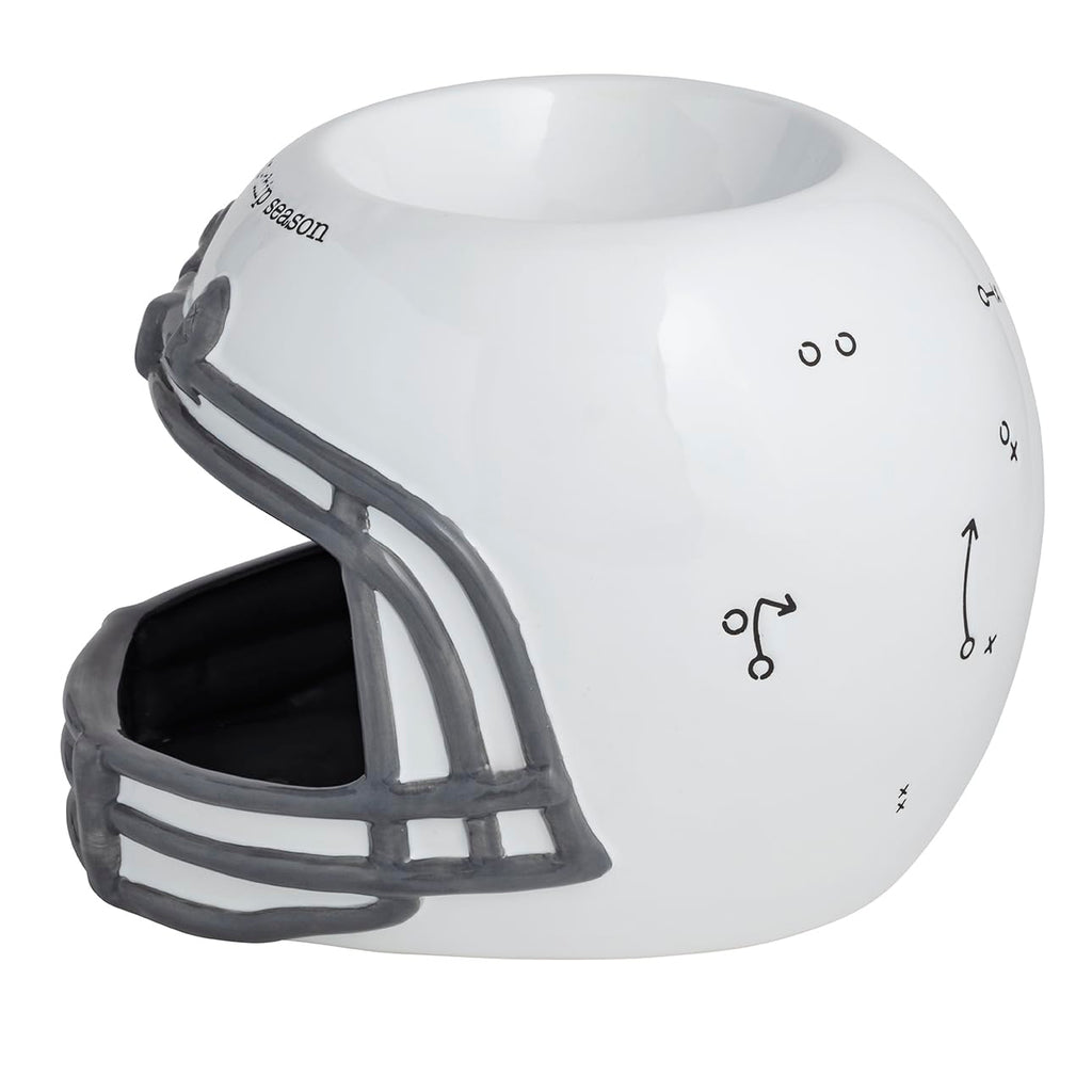 Mud Pie Football Helmet Chip and Dip Server