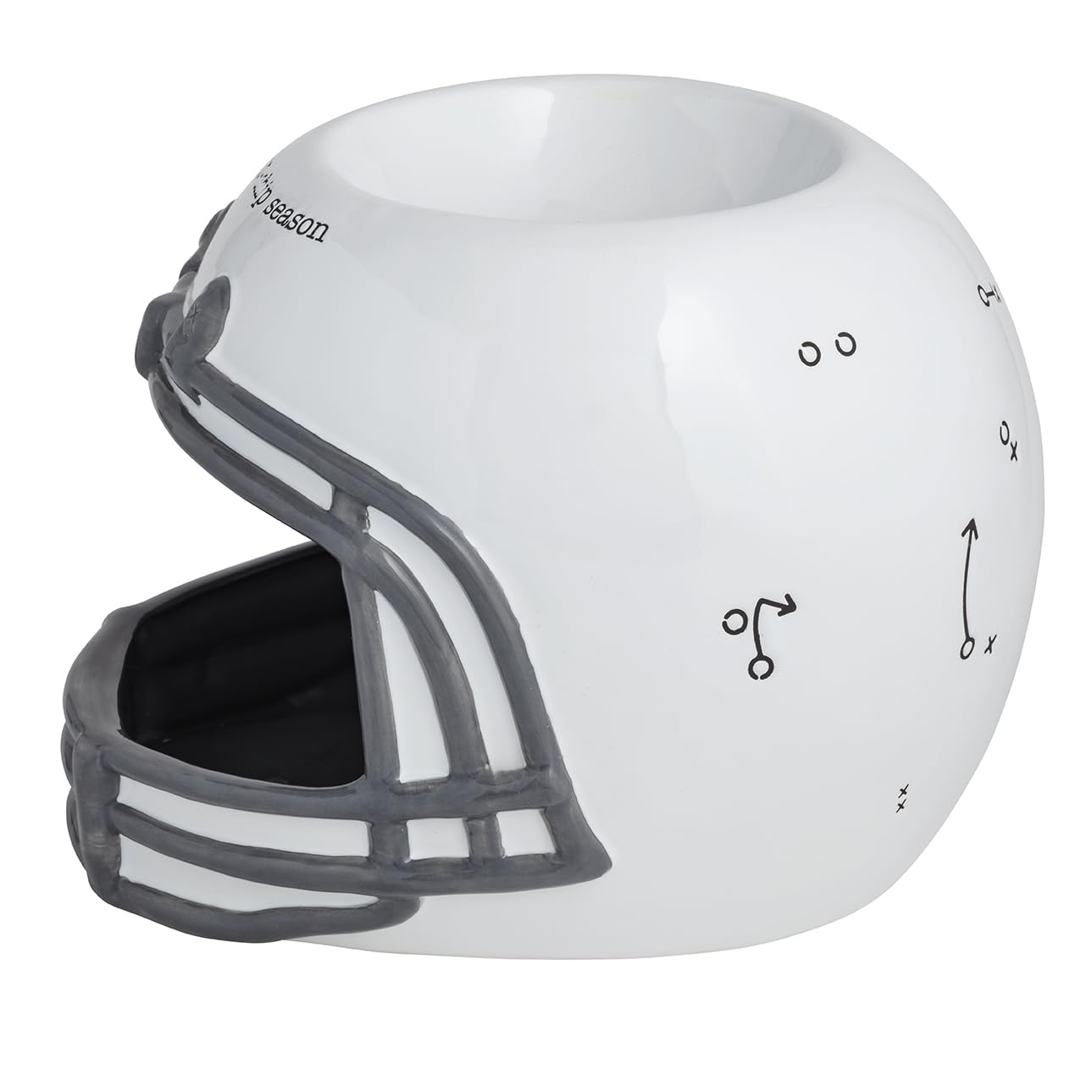 Mud Pie Football Helmet Chip and Dip Server