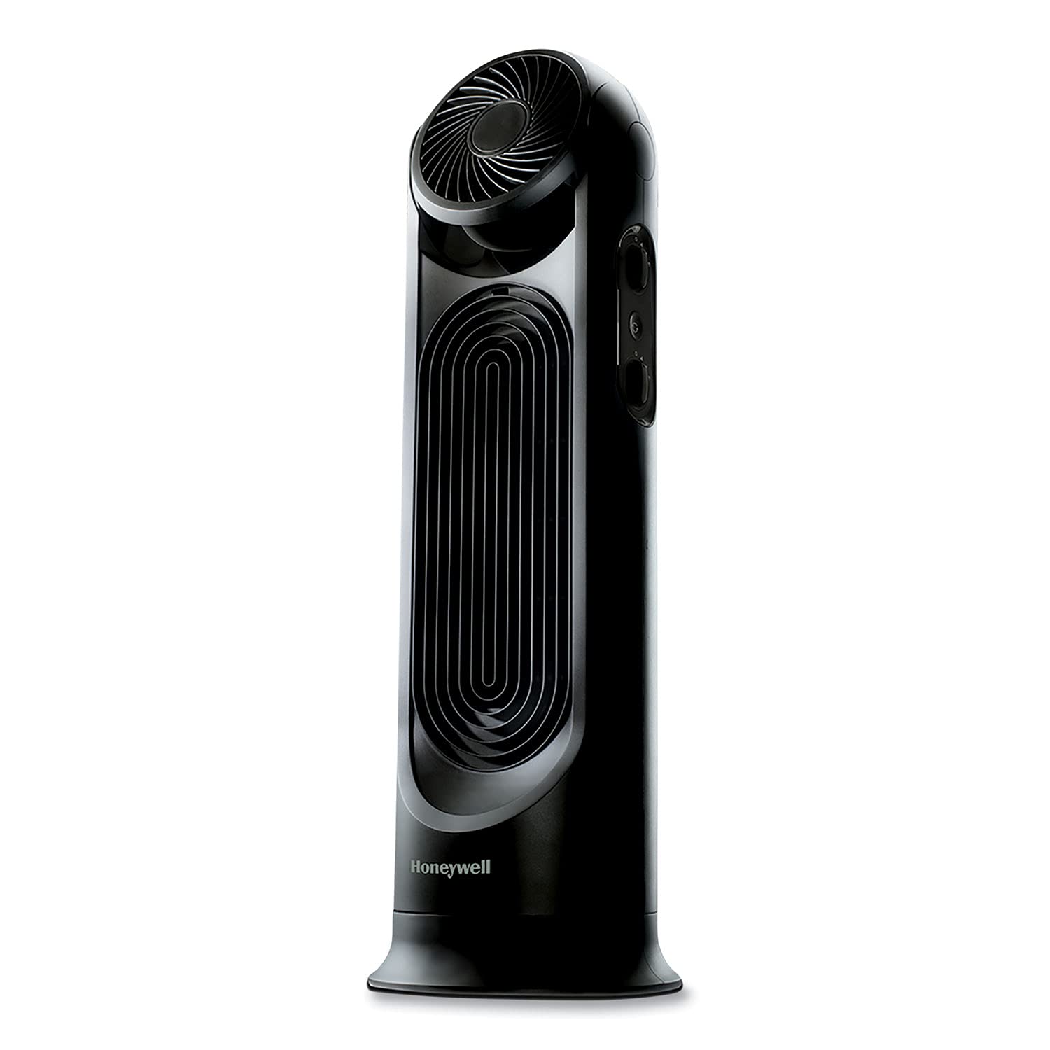Honeywell TurboForce Tower Fan, 2-in-1 Fan with 6 speeds, quiet operation quality. Stylish Tower Fan for home, room, bedroom or home office - Black, HYF500