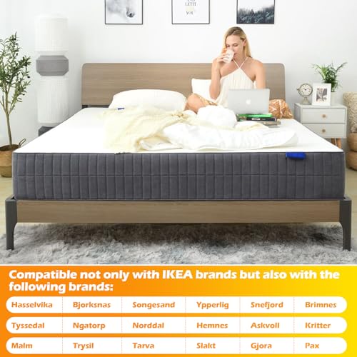 Bed Frame Mounting Plate Replacement for IKEA 116791 & 110789, 2 Pack