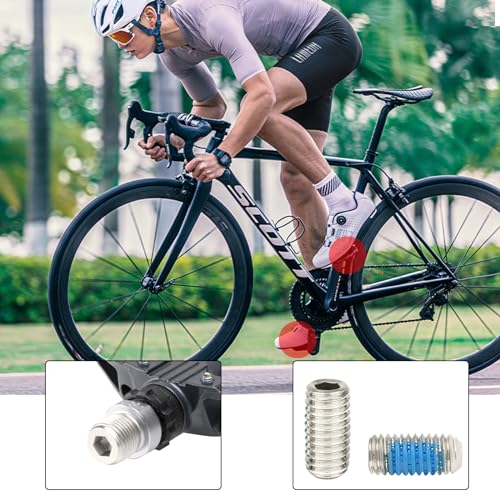 30 PCS 8mm Stainless Steel Flat Pedal Pin Upgrade Kit, Used As Replacement Pedal Pins on Kids¡¯ MTB Pedals, Mountain Bicycle Pedal Pin Kit for Mountain Bike Pedals Crankbrothers Pedals