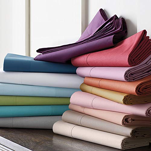 Elegant Comfort Microfiber Fitted Sheet - Twin/Twin XL, Gray, 16-Inch Pocket
