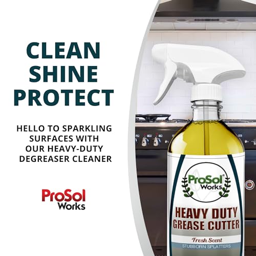 ProSol Works Heavy Duty Grease Cutter - 16 oz Kitchen Degreaser Spray
