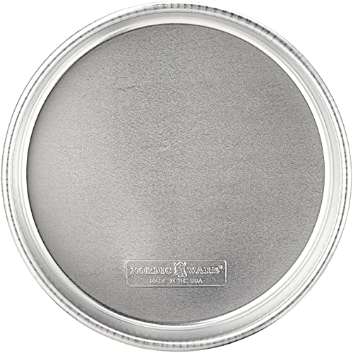 Nordic Ware 9-Inch Naturals Round Cake Pan Pack of 4 – Commercial-Grade Aluminum Bakeware