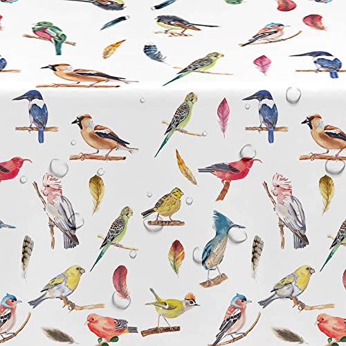 Bird Party Tablecloths - 3 Pack for Birthday & Baby Showers
