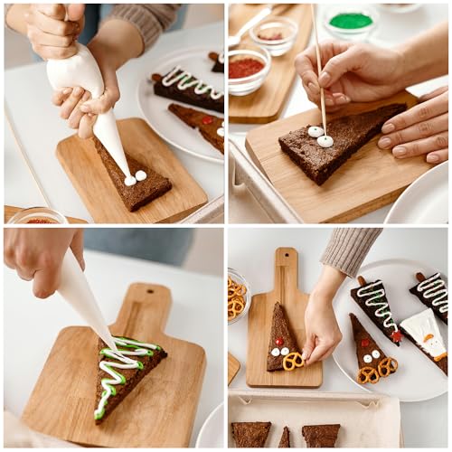 12-Inch Disposable Piping Bags - 100 Pack Non-Slip Icing Bags for Cake Decorating