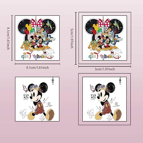 20pcs Mickey Mouse Temporary Tattoos Party Favors Stickers