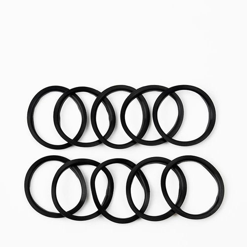 10Pcs Silicone Rings for Reusable Nespresso Pods Refillable Espresso Capsules Stainless Steel Coffee Pods Compatible for Nespresso Original Line Machines (10Pcs Silicone Rings)