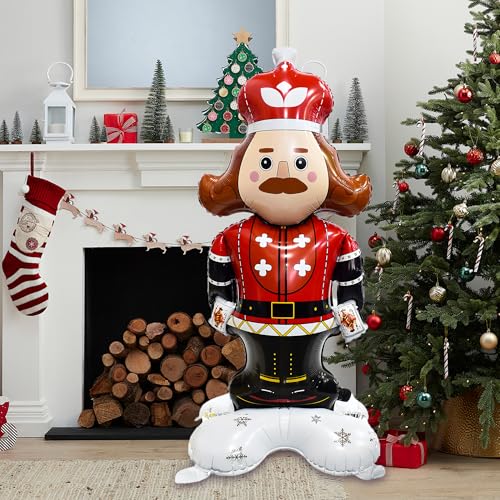 Life-Sized Nutcracker Foil Balloon - 58 Inches Christmas Decoration