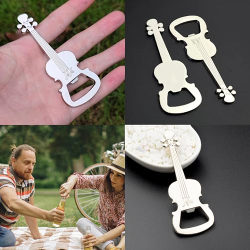 Guitar Bottle Opener - Metal Beer Opener for Music Lovers