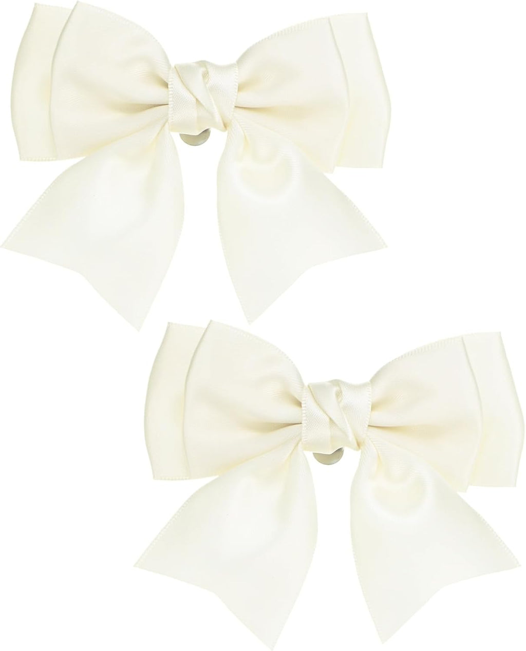 M METERXITY Bow Shoe Clips - Elegant Satin Detachable Buckles for Women | 2-Pack, Perfect for DIY Decor & Weddings