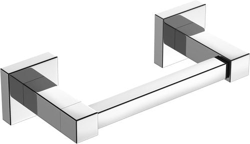 FORIOUS Stainless Steel Toilet Paper Holder - Rustproof Double Post Pivoting Design | Chrome Finish