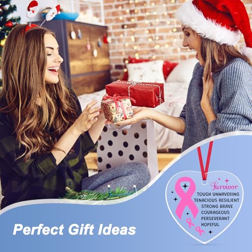 Breast Cancer Survivor Ornament | Motivational Gift for Women