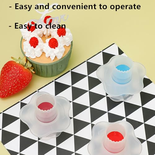 2-Pack Pink Cupcake Corer Plunger Cutter Tool for Filling