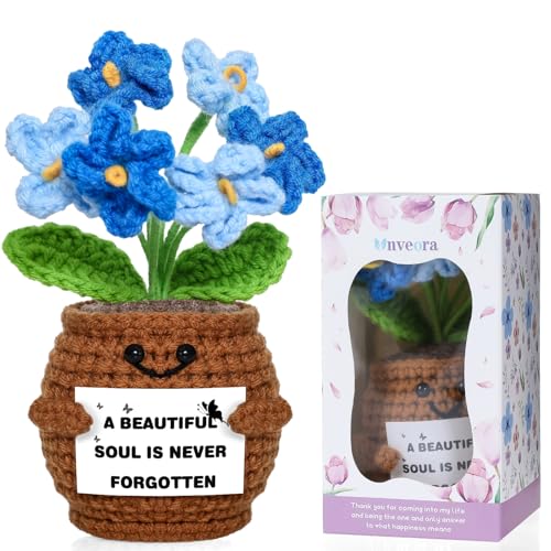 Handmade Crochet Memorial Flowers Sympathy Keepsake - Remembrance Gift for Loss