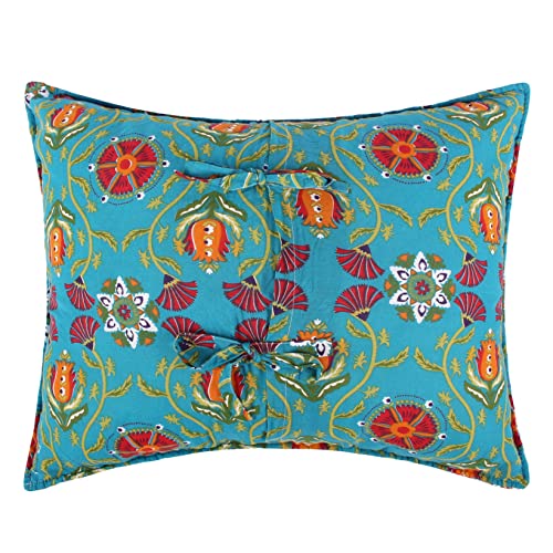 Greenland Home Thalia Pillow Sham, 1 Count, Model GL-1606AKS, King 20x36-inch, Tango