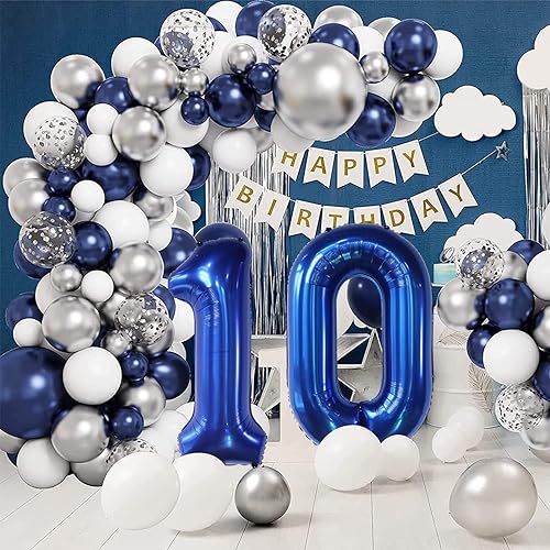 40 Inch Navy Blue Number 27 Balloon for Birthday & Wedding Decor