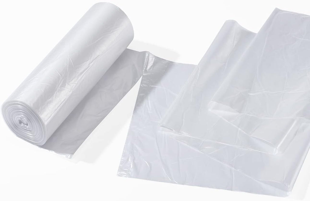 TYPLASTICS Trash Can Liner | 1000 Count Perforated Garbage Bags for 7-10 Gallon Use - Ideal for Home & Office