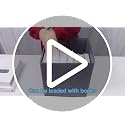 Foldable Fabric Storage Cubes with Handles - Set of 3, 11x11x11, Gray