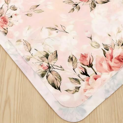 Galabloomer Vintage Newborn Receiving Blanket & Headband Set
