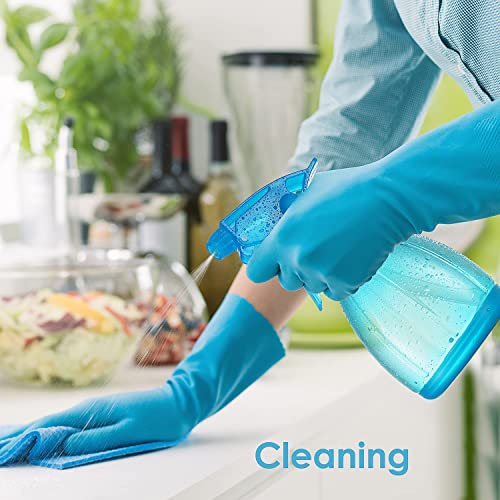 UrbAmerican 16.9 oz Adjustable Spray Bottle - BPA-Free PET Plastic Leak-Proof Blue Mister for Cleaning, Plants and Hair