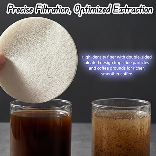 Espresso Paper Filters 51mm/58mm - 200 Pcs Disposable Coffee Filters
