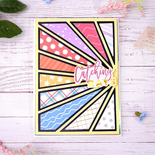 DDeehs Metal Cutting Dies Rectangle and Square Frames for Card Making Scrapbooking