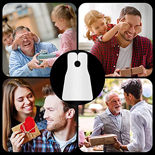 PRIVILLA 2 Pack Beard Bib for Shaving with Suction Cups - Black & White