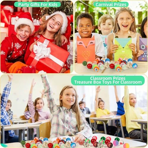 Assorted Small Bouncy Balls for Kids - 16pcs Party Favors
