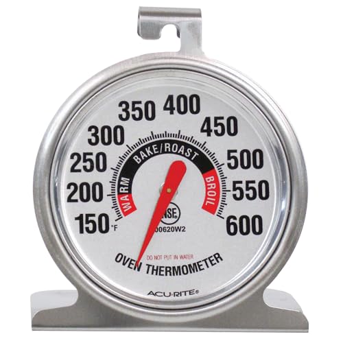 AcuRite 00620A2 Stainless Steel Oven Thermometer (150°F-600°F) - Variation 1