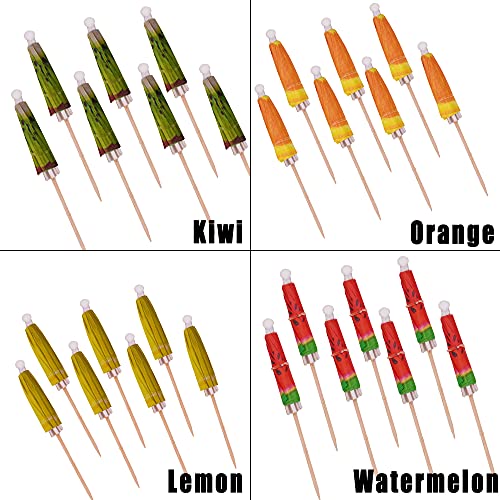 20 Pieces Cocktail Umbrella Picks for Drinks & Appetizers
